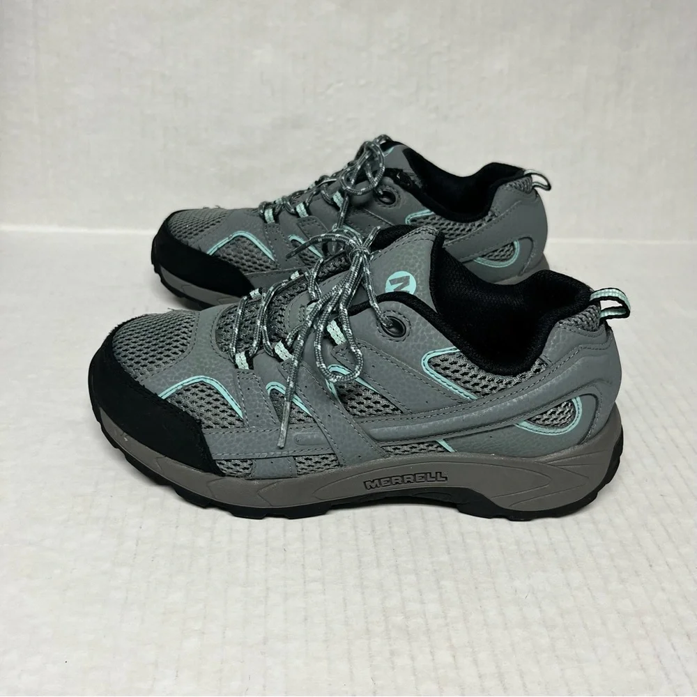 Merrel gray Moab 2 low hiking trail shoes 6 Gorpcore outdoor adventure walking - Picture 7 of 13